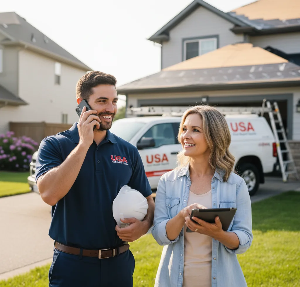 USA Roof Repair Experts customer support in Stroud